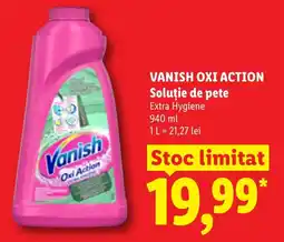 Lidl Vanish Oxi Action Ofertă