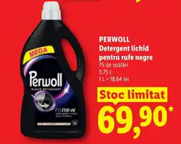 Lidl Perwoll detergent lichid pentru rufe negre Ofertă