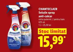 Lidl Chanteclair soluție spray anti-calcar Ofertă