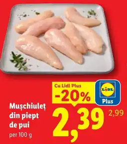 Lidl Lidl Mușchiuleț din piept de pui Ofertă