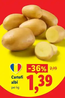 Lidl Cartofi albi Ofertă
