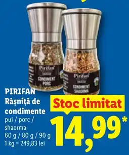 Lidl Pirifan rășniță de condimente pui / porc / shaorma Ofertă