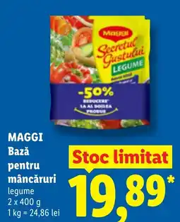 Lidl Maggi bază pentru mâncăruri legume Ofertă