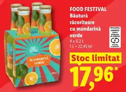 Lidl Food Festival Băutură Răcoritoare Cu Mandarină Verde Ofertă