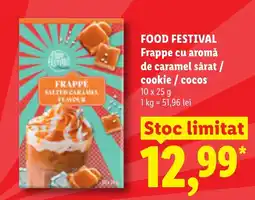 Lidl Food Festival Frappe cu aromă de caramel sărat / cookie / cocos Ofertă