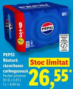 Lidl Pepsi băutură răcoritoare carbogazoasă Ofertă