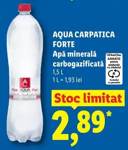 Lidl Aqua Carpatica Forte Ofertă