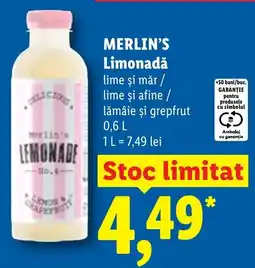 Lidl Merlin's Limonadă Ofertă