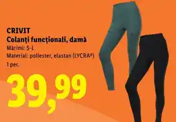 Lidl Crivit colanți funcționali, damă Ofertă