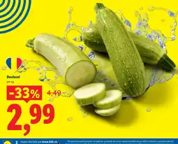 Lidl Dovlecei Ofertă