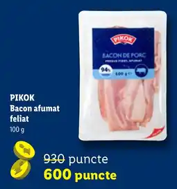 Lidl Pikok bacon afumat feliat Ofertă