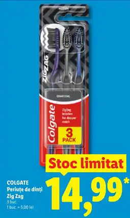 Lidl Colgate periute de dinți zig zag Ofertă