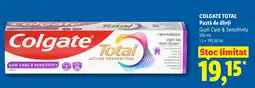 Lidl Colgate Total Gum Care & Sensitivity Ofertă