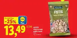 Lidl Alesto Fistic în coajă prăjit și sărat Ofertă