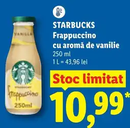 Lidl Starbucks Frappuccino cu aromă de vanilie Ofertă