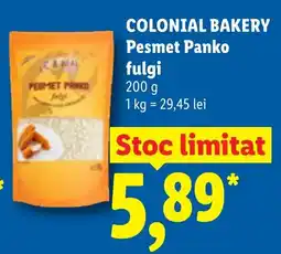 Lidl Colonial Bakery Pesmet Panko fulgi Ofertă