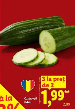 Lidl Fabio Castraveți Ofertă