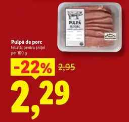 Lidl Pulpă de porc Ofertă
