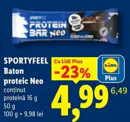 Lidl Sportyfeel baton proteic neo Ofertă