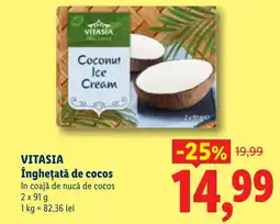 Lidl VITASIA Înghețată de cocos Ofertă
