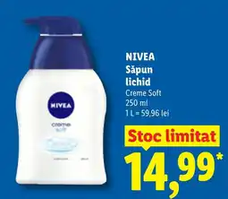 Lidl Nivea sapun lichid creme soft Ofertă
