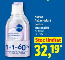 Lidl Nivea apa micelara pentru ten sensibil Ofertă
