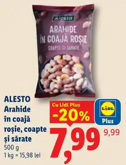 Lidl Alestro arahide în coajă roșie, coapte și sărate Ofertă