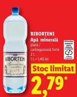 Lidl Biborteni Apă minerală Ofertă