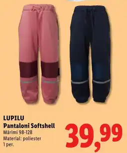 Lidl Lupilu pantaloni softshell Ofertă