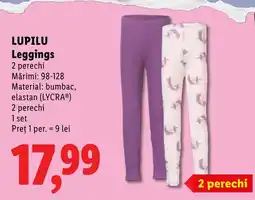 Lidl Lupilu leggings Ofertă