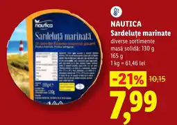 Lidl Nautica sardeluțe marinate Ofertă