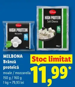 Lidl Milbona brânză proteică Ofertă