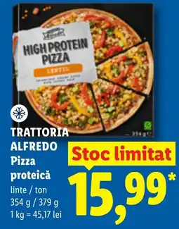 Lidl Trattoria Alfredo High Protein Pizza Lentil Ofertă