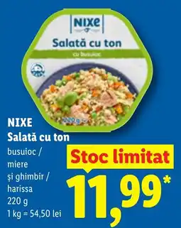 Lidl Nixe salată cu ton Ofertă