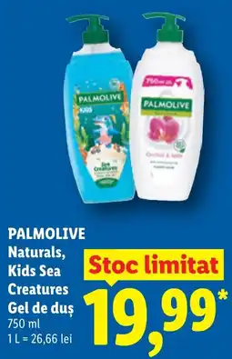 Lidl Palmolive naturals, kids sea creatures Ofertă