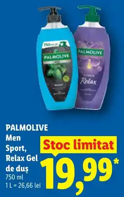 Lidl Palmolive men sport, relax gel de duș Ofertă