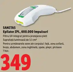 Lidl Sanitas Epilator IPL Ofertă