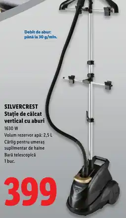 Lidl Silvercrest stație de călcat vertical cu aburi Ofertă
