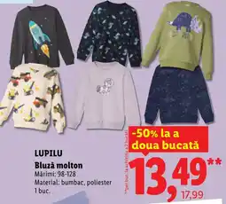 Lidl Lupilu bluză molton Ofertă
