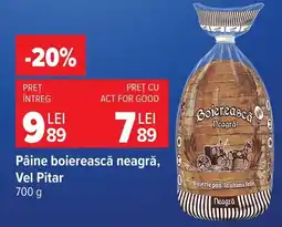 Carrefour Vel Pitar pâine boierească neagră Ofertă