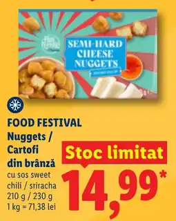 Lidl Food Festival Nuggets / Cartofi din brânză Ofertă