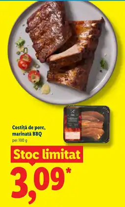 Lidl Costiță de porc, marinată BBQ Ofertă