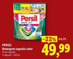 Lidl Persil detergent capsule color Ofertă