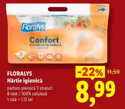 Lidl Floralys hârtie igienică Ofertă