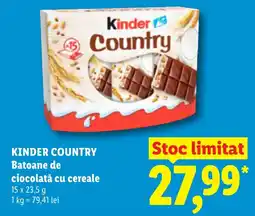 Lidl Kinder Country Ofertă