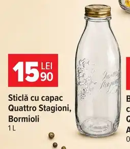 Carrefour Sticlă cu capac Quattro Stagioni Ofertă