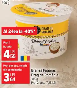 Carrefour Drag de România brânză făgăraș Ofertă