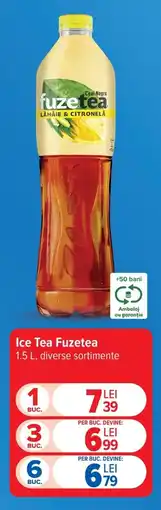 Carrefour Fuzetea ice tea Ofertă