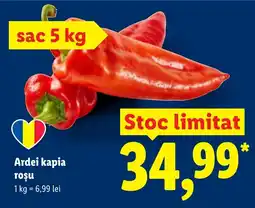 Lidl Ardei kapia roșu Ofertă