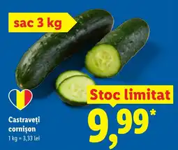 Lidl Castraveți cornișon Ofertă